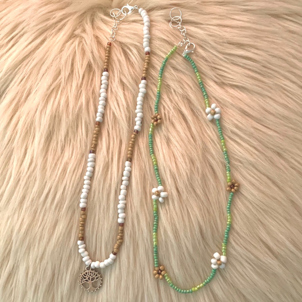 handmade beaded necklaces✨⚠️SOLD⚠️